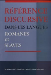 Okładka: Référence discursive dans les langues romanes et slaves
