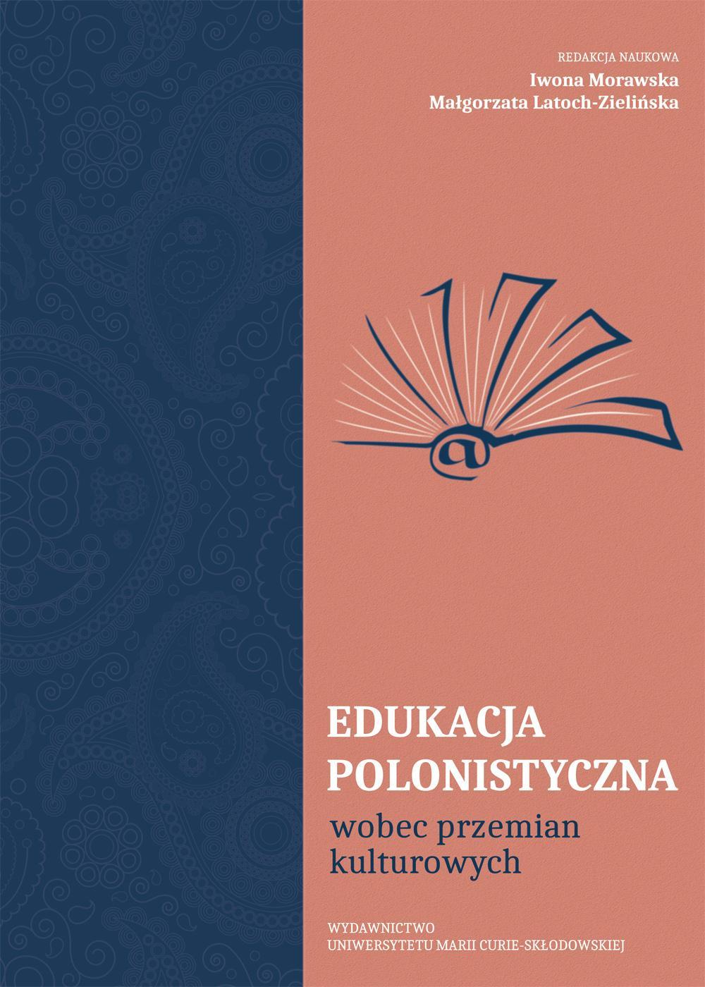 Okładka: Edukacja polonistyczna wobec przemian kulturowych